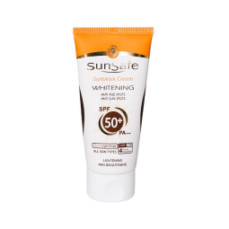 کرم ضد آفتاب SPF50 روشن کننده سان سیف مناسب انواع پوست 50 گرم