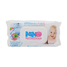 Nino Cleanser Baby Wipes 70 pcs