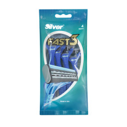 Silver Model Fast3 Razors 4 Pcs